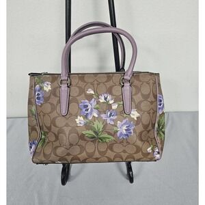 Surrey Carryall In Signature Canvas With Lily Print F72642
